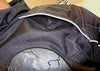 MEN'S MOTORCYCLE SKULL TEXTILE MESH JACKET WITH ARMORS/PADS INSIDE ZIPOUTLINER