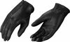 LADIES UNLINED DRIVING GLOVES VERY SOFT TOP QUALITY LEATHER W/ZIPPER BLACK COLOR 