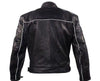 Men's Motorcycle High Visibility Scoter leather jacket very soft leather