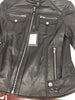 WOMEN'S SHORT RACER 6 POCKET BUTTER SOFT LAMB REAL LEATHER VERY SOFT 