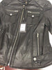 WOMEN'S SHORT RACER 6 POCKET BUTTER SOFT LAMB REAL LEATHER VERY SOFT