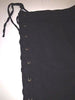 MEN'S SON OF ANARCHY BLK DENIM MOTORCYCLE VEST 1 GUN POCKET INSIDE WITH S/LACES