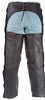 Men's motorcycle soft leather removable liner leather chap with 4 Pockets
