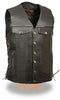 MEN'S MOTORCYCLE CHEST POCKET WITH SIDE LACES & TWO GUN POCKETS INSIDE