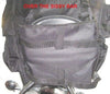 Motorcycle riding Large sissy Bar bag luggage travel with roll bag