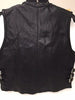 WOMEN'S MOTORCYCLE RIDING LEATHER VEST W/SIDE BUCKLES AND CENTER ZIPPER COW NEW