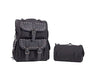 MOTORCYCLE LARGE TWO PIECE STUDDED SISSY TRAVEL BAR TOURING BAG LUGGAGE PVC