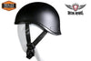 MOTORCYLE FLAT BLK GLADIATOR NOVELTY MOTORBIKE HELMET BLACK NOT DOT APPROVED