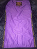 WOMEN'S MOTORCYCLE RIDING PURPLELEATHER VEST W/REFLECTIVE TRIBAL DESIGN & PIPING