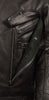 Men's Motorcycle Side set belt Utility pocket M/C Leather jacket