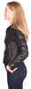 WOMEN'S GENUINE LEATHER JACKET DOUBLE ZIPPER BUTTER SOFT TERMINATOR STYLE