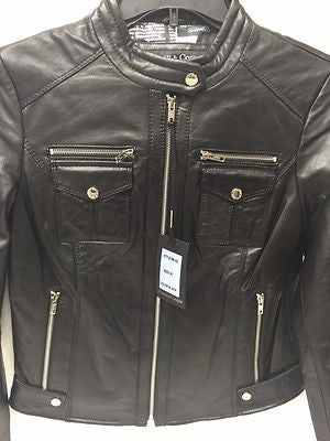 WOMEN'S SHORT RACER 6 POCKET BUTTER SOFT LAMB REAL LEATHER VERY SOFT