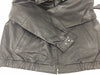 MEN'S BLK CLASSIC BOMER LEATHER JACKET WITH ELASTICS OPEN BOTTOM VERY SOFT