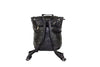 MOTORCYLE WOMEN'S GENUINE LEATHER STUDED SHOULDER BACK PACK WITH ONE BIG POCKET