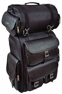 MOTORCYCLE SISSY TRAVEL BAR BAGS PLAIN BAG BACK PACK TRAVEL LUGGAGE ALL NEW