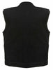 MEN'S SON OF ANARCHY BLACK DENIM MOTORCYCLE VEST 1 GUN POCKET
