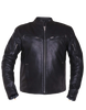 Men's Motorcycle riding Blk Scoter Vented leather jacket with 2 Gun pockets inside