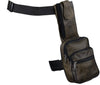 Motorcycle Riding Thigh fanny pack bag distressed brn leather with gun pocket
