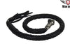 Motorcycle 42" Bikers old school get back leather whip 3" Thickness