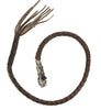 Motorcycle Biker Old School leather get back whip two tone brown 42"