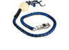Motorcycle 42" Long Old School Get Back whip Blk & Blue Color with Pool Ball