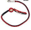 Motorcycle 42" Long Old School Get Back whip Blk & Red Color with Red 7 Pool Ball