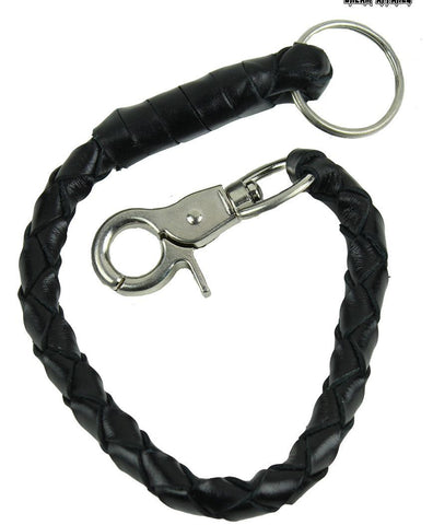 Motorcycle 14" Blk & Blk old school get back whip with Key Chain 