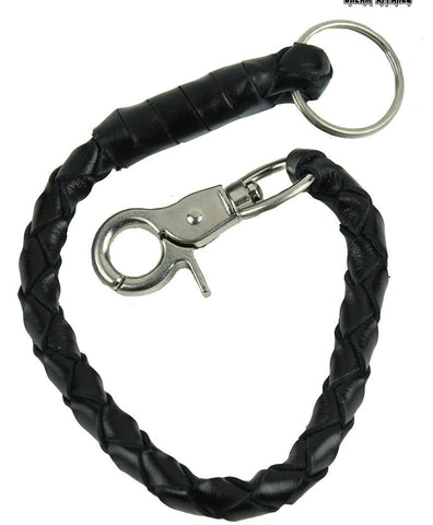 Motorcycle 14" Blk & Blk old school get back whip with Key Chain
