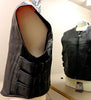 Men's Biker Updated SWAT Team Style Leather Motorcycle Vest