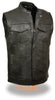 Men's riding son of anarcy club leather vest with 2 gun pockets upto 12XL