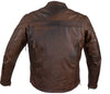 MEN'S MOTORCYCLE RETRO BROWN SCOOTER JACKET WITH ZIP OUT LINER VERY SOFT