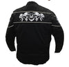 Men's Motorcycle Reflective Skull Textile jacket with 2 Gun pockets inside