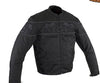 Men's Motorcycle Reflective Skull Textile jacket with 2 Gun pockets inside