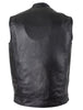 MEN'S SON OF ANARCHY LEATHER MOTORCYCLE VEST 2 GUN POCKETS