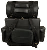 MOTORCYCLE 2 PC LARGE SISSY PVC TOURING BAG TRAVEL BAR LUGGAGE NEW