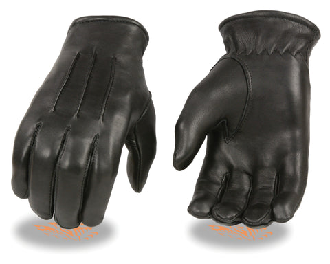 Men's American Deer skin thermal lined welted gloves with cinch wrist supplesoft 