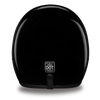 Motorcycle Shiny Blk DOT approved Daytona cruiser style open face helmet
