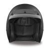 Motorcycle Flat Blk DOT approved Daytona cruiser style open face helmet 