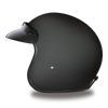 Motorcycle Flat Blk DOT approved Daytona cruiser style open face helmet