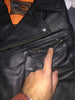Men's Motorcycle Reckless updated utility leather vest with front pistol pete pocket