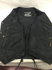 Men's 10 Pocket Real Leather vest with side laces & 2 Gun pockets