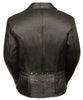 WOMEN'S MOTORCYCLE POLICE STYLE WITH BRAID & STUD BACK DETAILING W/2 GUN POCKETS