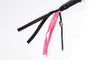 Motorcycle 42" Pink & Blk Braided Biker old school get back Leather whip