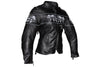 Women's Motorcycle Skull Scooter Leather jacket W/2 Gun Pockets inside