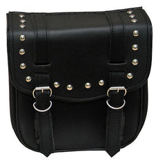 MOTORCYCLE MOTORBIKE 2 STRAP STUDDED SMALL SISSY BAR TRAVEL BAG NEW