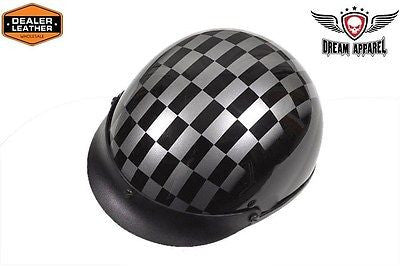 checkered motorcycle helmet MOTORCYCLE BRAND NEW 200 RACE DAY SERIES DOT HALF HELMET GREAT PRICE – Leather Place