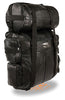 MOTORCYCLE LARGE COWHIDE LEATHER SISSY T BAR BAG TRAVEL PLAIN LUGGAGE NEW 