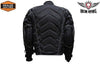 Men's Motorcycle Riding Textile Reflective jacket with armours inside 