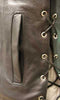 Men's Motorcycle Buffalo Nickle Side lace Leather vest with 2 Gun pockets 