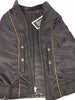 WOMEN'S MOTORCYCLE RIDER 7POCKET LEATHER VEST W/5 OUTSIDE POCKETS & 2GUN POCKETS 